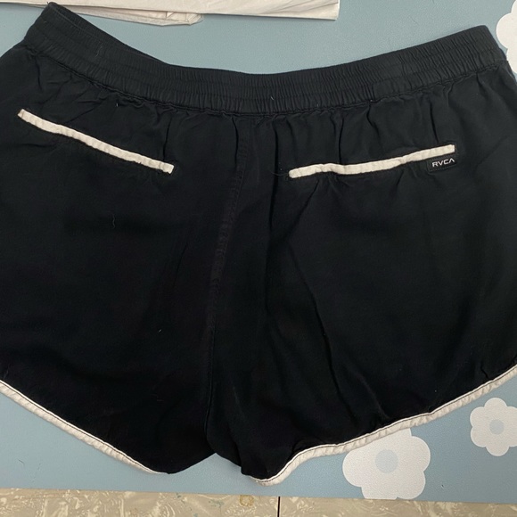 RVCA Black Rayon Shorts- Summer😎 Beach Surf Skate Shorts sz M - Picture 9 of 13